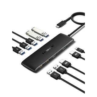 5 in 1 USB C Hub 3.2 Gen 2 10 Gbit/s, USB C Adapter with 4K@60Hz HDMI +  3*USB 3.2 Gen 2 +100W PD, Multiport USB 3.2 Hub for MacBook, Mac Pro, Mac