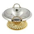 thumbnail image 3 of DOLITY Chafing Dish Food Plate Portable Transparent Lid for Party Event Food Warmer, 3 of 9