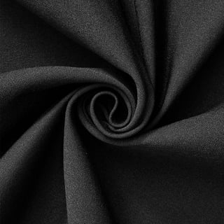 Nylon Spandex Fabric Lycra 4-Way Soft Stretch 60 Wide by the Yard for  Sportswear Yoga Wear Cloth Black 