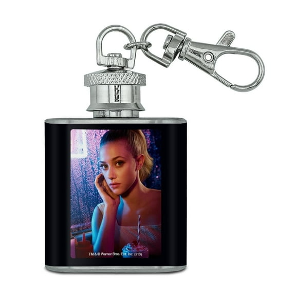 Riverdale Betty Character Stainless Steel 1oz Mini Flask Key Chain