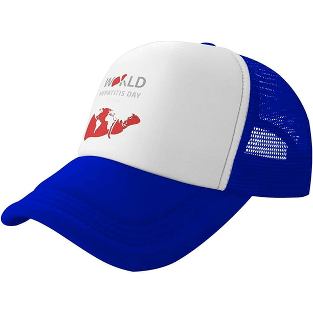 World Hepatitis Day Hat Baseball Cap Fashion Adjustable Running Hat Sun Hat  Outdoor Hat Men Women Funny Trucker Hats 