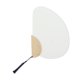 thumbnail image 1 of Ofertas Únicas 1 Pc Abanico Plegable Redondo de Papel Xuan de Doble Cara con Mango Corto de Bambú Blanco [Abanico Plover Redondo de Mango Corto de Doble Cara], 1 of 5