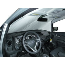 HeatShield, The Original Windshield Sun Shade, Custom-Fit for Honda Fit Hatchback (5D) 2009, 2010, 2011, 2012, 2013, 2014, Silver Series