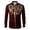 Wine, variant on GJSYRH Western Embroidered Cowboy Shirts for Men, Casual Button Down Long Sleeve Shirt with Floral Design Dark Green M