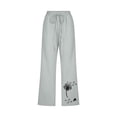 thumbnail image 4 of Jsaierl Wide Leg Linen Pants for Women High Elastic Waisted Drawstring Cropped Pants with Pockets Plus Size Loose Fit Capris, 4 of 5
