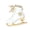 White, variant on Ski Ice Skate Shoe Brooches Unisex Pins for Winter Sports Enthusiasts Casual Party Accessories