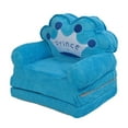 thumbnail image 1 of Adorable Cartoon Animal Shape, Kindergarten Reading Lady Sofa Blue for Reading, TV Watching, Resting, Foldable with Convenient Storage, Ideal for School, Home, 1 of 7