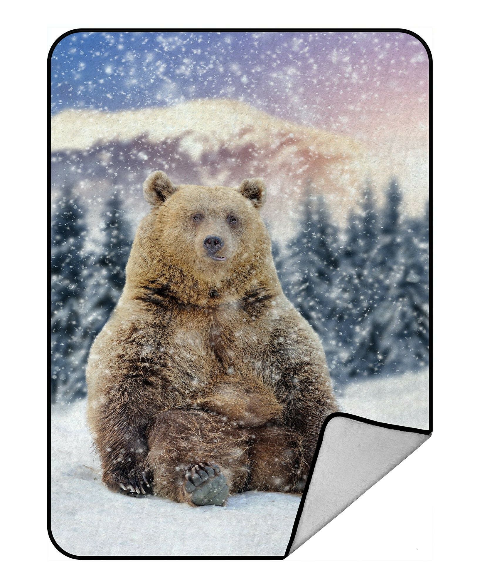 Eczjnt Close Wild Brown Bear In Winter Time Throw Blanket Fleece Blankets Plush Blanket 58x80 Inch Walmartcom Walmartcom Eczjnt Close Wild Brown Bear In Winter Time Throw Blanket Fleece Blankets Plush Blanket 58x80 Inch Walmartcom Walmartcom