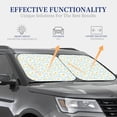 thumbnail image 2 of Lsque Daisies Flowers 2 PCS Windshield Sun Shade | CarFoldable Window Covers | Car Accessories Reflect UV for Universal Cars SUV Truck | Large, 2 of 7