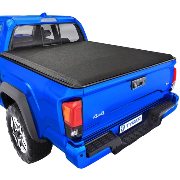 Tyger Auto T1X Soft Roll-Up in Fabric Truck Bed Tonneau Cover Compatible with 2016-2023 Toyota Tacoma | 6' (74") Bed | TG-BC1T9045X