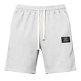 thumbnail image 4 of Zshosam Workout Shorts Men Big and Tall Mens Elastic Waist Hybrid Shorts Comfortable Mens Shorts with Fast-Drying Stretch Fabric and Pockets (White,XL), 4 of 4