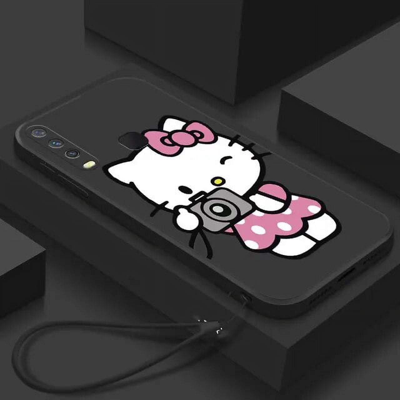 Flower Hello Kitty Tpu Case For Vivo Y15S Y11 Y15 Y31 Y91C Y01 V17