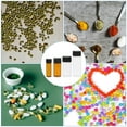 thumbnail image 5 of Uxcell 10ml Amber Glass Vials, 28 Pack Sample Vials with Screw Cap Reagent Media Bottle, 5 of 5