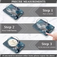 thumbnail image 3 of High Precision Digital Kitchen Scale Tempered Glass Food Scale Multifunction Scale Small Kitchen Appliances Abstract Art Flower, 3 of 7