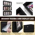 thumbnail image 6 of 3 Pack Card Display Case, Trading Card Display Frame Wall Mount, Graded Sports Card Display for Trading Card Collection Black, 6 of 8