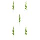 thumbnail image 3 of Yuarrent Hojas artificiales de aplicación amplia de 12 piezas para sala de estar, ABS no tóxico, decoración para fiesta de boda, verde claro, Type2 NO2, 3 of 6