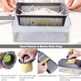 thumbnail image 2 of 1PC 16-in-1 Manual Vegetable Slicer & Chopper, Heavy-Duty Food Chopper with Storage Container, Multifunctional Dicer & Shredder for Onion, Potato, Carrot, Tomato, Ideal Home Kitchen Gadget, 2 of 8