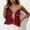 Wine, variant on Ovbmpzd Womens Camisole Tank Tops Halter Tie Front Spaghetti Straps Green Babydoll Camisole Sleeveless Spring Summer Shirt Women Going Out Tops L