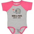 thumbnail image 3 of Inktastic Mimi and Papa Love Me Elephant Boys or Girls Baby Bodysuit, 3 of 5