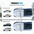 thumbnail image 2 of 4-Layer Magnetic Windshield Cover for Car, 2026 New Universal Windshield Frost Protector with Side Window and Rearview Mirror Protector for Most Cars SUV Truck, 2 of 9
