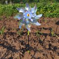thumbnail image 5 of Elainilye 6Pcs Sparkling Windmills with Stake, Rainbow Reflective Garden Spinner, Outdoor Yard Decor for Lawn, Bedroom, Birthday Party, Patio, Landscape Decoration, 5 of 6