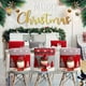 thumbnail image 4 of Fundas para respaldos de sillas de Navidad, fundas para sillas de mesa de comedor, fundas de felpa para sillas de Navidad, Papá Noel, muñeco de nieve, reno para decoración navideña, fiesta de Navidad,, 4 of 5