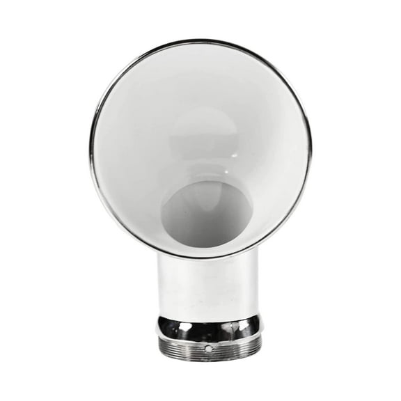 MARINE CITY 304 Grade Stainless Steel Round White Cowl Vent 4 Inches for Marines  Boats  Yachts  Ships Pack of 1