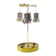 thumbnail image 1 of Candelabro giratorio, vela de pilar giratoria, decoración con bandeja, regalo ideal, centro de mesa para la mesa de comedor de familiares y amigos Ave nocturna, 1 of 8