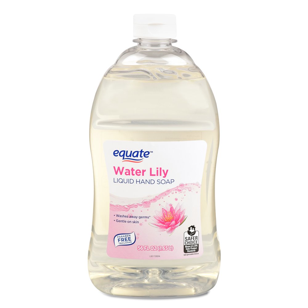 Equate Water Lily Liquid Hand Soap, 56 Oz