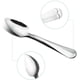 thumbnail image 2 of Juego de 10 cucharas de toronja y postre, acero inoxidable findTop con cucharas de borde serrado, 6 pulgadas, 2 of 9