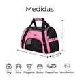 thumbnail image 3 of Transportadora Maleta Mascota Lab.G, Rosa Negro, 3 of 5