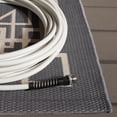thumbnail image 6 of SAFAVIEH Courtyard Abagail Bordered Indoor/Outdoor Area Rug, Anthracite/Light Beige, 5'3" x 7'7", 6 of 15