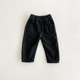 thumbnail image 6 of NAISIBABY Kids Boys Jeans with Pockets, Elastic Waist Straight Fit Cotton Casual Fashion Denim Pants Black 7T, 6 of 6