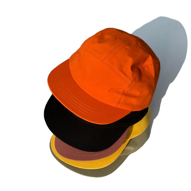 mmirethe Short Brim Cap Unisex Solid Color Replacement Sunproof Decorative Stylish Casual Adjustable Fashionable Baseball Hat Green