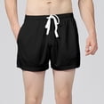 thumbnail image 2 of Gym Basketball Mens Shorts Athletic Training Loose Fit Casual Running Shorts, 2 of 5