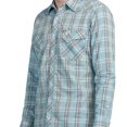 thumbnail image 5 of Camisa Moderna Manga Larga Wrangler Hombre 769 turquesa XXG, 5 of 5