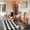 Black, variant on Fall Outdoor Rug Orange Buffalo Plaid Outdoor Rug Cotton Hand-Woven Buffalo Check Rug Layered Doormats for Front Door/Front Porch/Farmhouse/Entryway/Patio