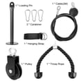 thumbnail image 2 of Equipo de entrenamiento muscular Fitness DIY Polea Cable Máquina Sistema de fijación Pin de carga Br TOMSHOO Equipo de entrenamiento muscular, 2 of 7