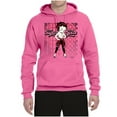 thumbnail image 2 of Wild Bobby, Betty Boop Sugar and Spice Wink Betty Boop Unisex Hoodie Sweatshirt, Neon Pink, 3X-Large, 2 of 5
