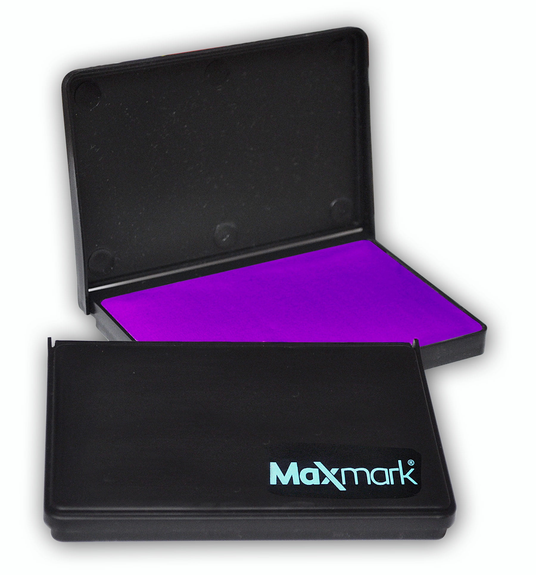MaxMark Large Purple Stamp Pad 23/4 by 41/4 Premium Felt Pad