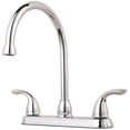 thumbnail image 1 of G136-2000  Pfirst Series High Arc Kitchen Faucet  Two Handle  No Spray  Polished Chrome  1.75 Gpm  Lead Free, 1 of 1