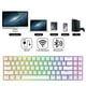 thumbnail image 4 of ¡Vaya! Teclado mecánico inalámbrico Bluetooth RK71 70% RGB retroiluminado 71 teclas triodo BT/2,4G/USB teclado para juegos máquina de escribir, 4 of 5
