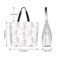 thumbnail image 5 of Naloa Cute Poodle Dog Tote Bag for Women Large Capacity Shoulder Bag for College Work Travel Shopping, 5 of 8