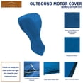 thumbnail image 6 of SavvyCraft® Heavy Duty Outboard Motor Cover Waterproof 600D Polyester Marine Boat Engine Cover Fits Up to 5 HP Blue, 6 of 10