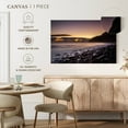 thumbnail image 5 of Elephant Stock Waipi'o Island Shores Wall Art - Horizontal Canvas Wall Art - Living Room Wall Decor - Beach Canvas - Gray And Black Decor - 51" x 34", 5 of 8