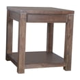 thumbnail image 2 of Furniture of America Keller Country Lower Shelf End Table, Oak, 2 of 5