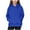 Blue, variant on Piuwrlz Long Sleeve Hoodies for Kids Girls Boys Hood Sweatshirts Pocket Round Neck Hoodie Black Size 11 Years