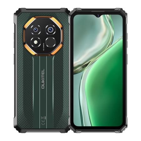 OUKITEL G7 AI Rugged Phone, 4GB RAM 64GB ROM 10600mAh Battery 18W 6.52-Inch Android 16 ,Purple/Green/Black