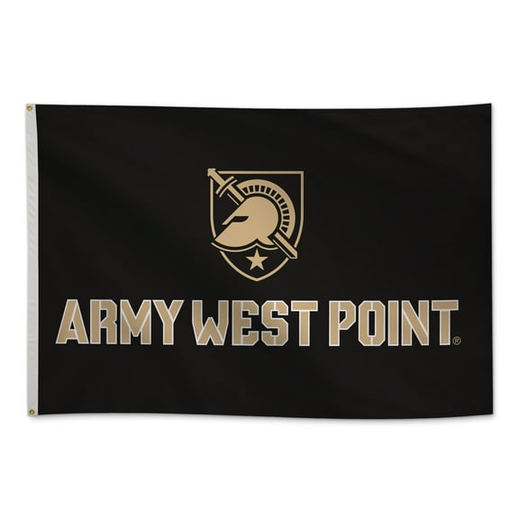 Army Black Knights 4' x 6' College Sports Printed Flag - NCAA Licensed - Super Polyester Knit - School Banner (Gold, Black)