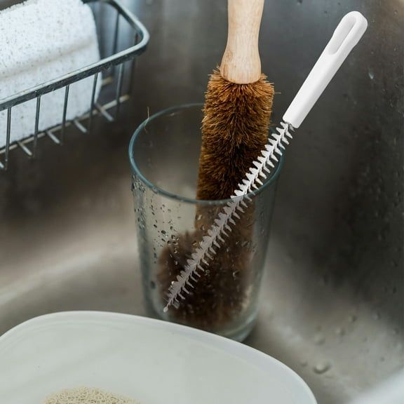 LULULION Sink Cleaner Plastic White Families Bathroom Cleaning 2Pcs